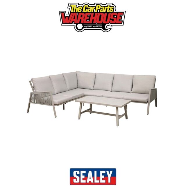 Sealey Dg57 Dellonda Fusion Aluminium Outdoor Corner Sofa & Coffee