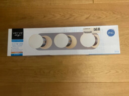 Verve Design Iris 3 X 5w 350 Lumen Bathroom Light Led Chrome Ip44