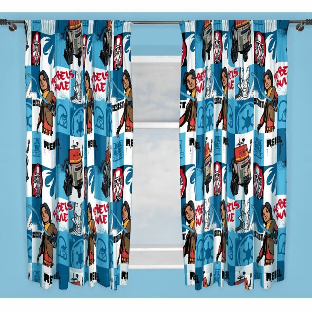 Star Wars Bedroom Curtains - Kids Boys Stormtrooper