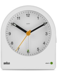 Braun Bc22w Classic Alarm Clock