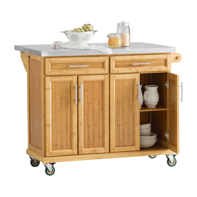 Sobuy Extendable Worktop Kitchen Trolley Island Storage