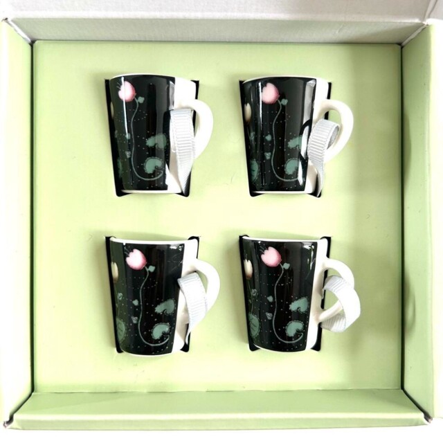 Iittala Taika Siimes Easter Christmas Decorations 15th Set Of 4 Black