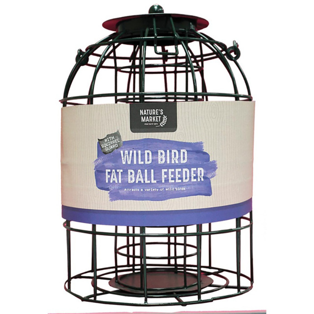 Hanging Seed Fat Ball Nut Wild Bird Feeder Squirrel Guard Garden