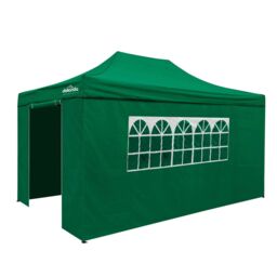 Premium 3x4.5m Pop-up Gazebo & Side Walls With Carry Bag, Stakes,