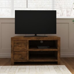 Jakarta 2 Drawer 1 Shelf Tv Unit Entertainment Stand Living Bedroom
