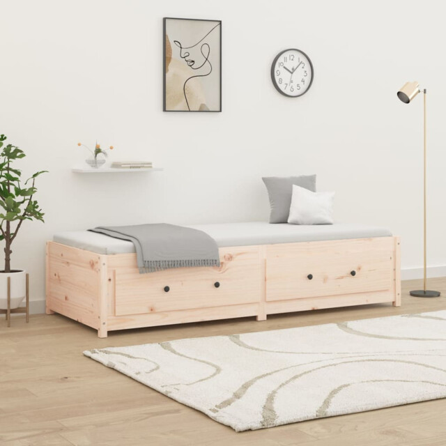 Day Bed Without Mattress 90x200 Cm Solid Wood Pine Vidaxl