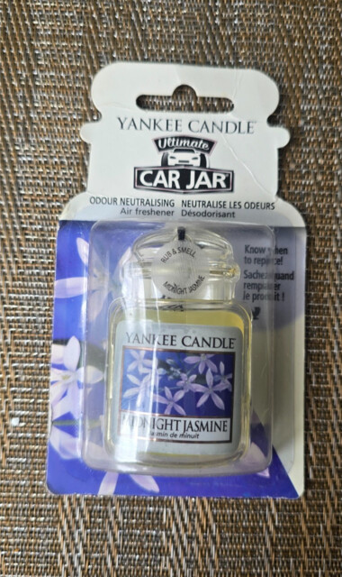 Yankee Candle Ultimate Car Jar Midnight Jasmine Air Freshener Odour