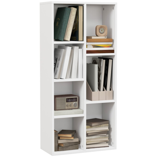 Cube Bookcase 106cm 7 Bookshelf Storage Display Cabinet Modern