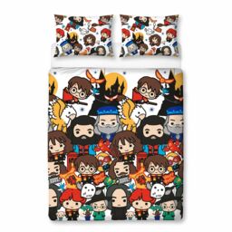 Harry Potter Charm Double Duvet 2 In 1 Reversible Bedding