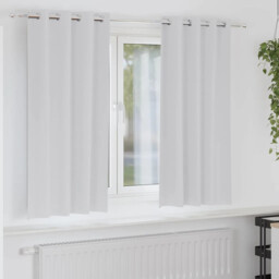Curtains With Curtains 2 Pcs Pale Grey Polyester Vidaxl
