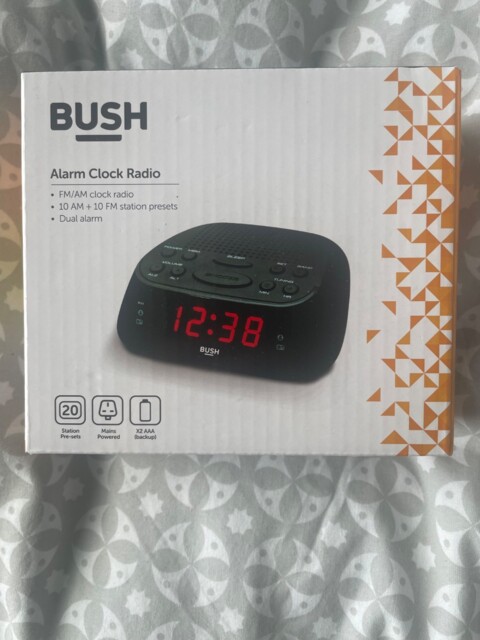 Bush Alarm Clock Radio - Unopened.