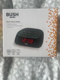 Bush Alarm Clock Radio - Unopened.