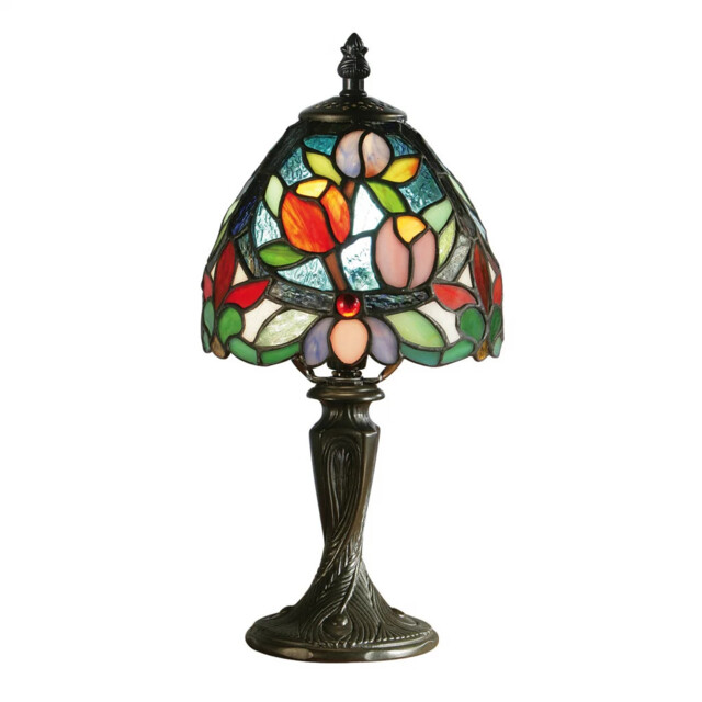 Tiffany Table Light Floor Bronze Sylvette Dark Interiors 1900 64331