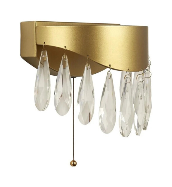 Wall Light Gold Jewel Searchlight 19211-2go