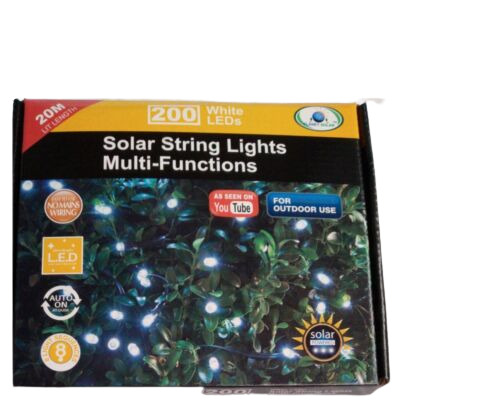 200 Led Solar Power String Lights Fairy Lamp Outdoor Garden Party