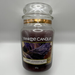 Yankee Candle Dried Lavender & Oak Large Jar Candle Single Wick Purple