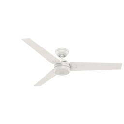 "Hunter Ceiling Fan Without Lights Protos White 132 Cm 52"" Fan With"
