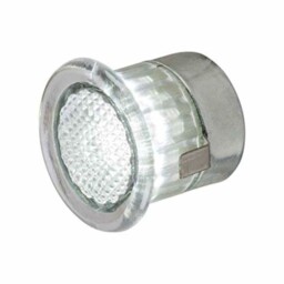 Knightsbridge Ip44 4x Led Round Garden Decking White Light Deck Light
