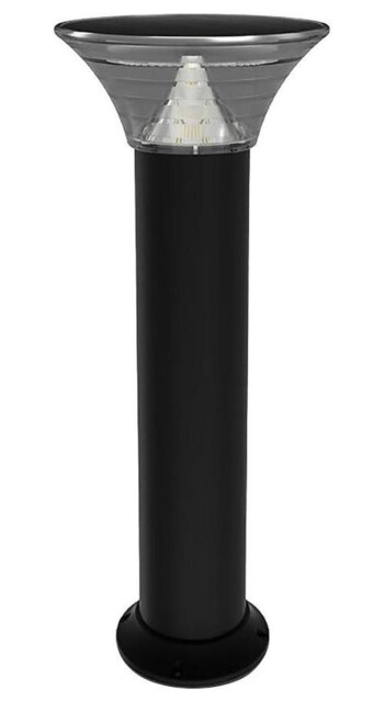 15w Multi-coloured Cylinder Solar Bollard Light, 200lm, Ip65 -