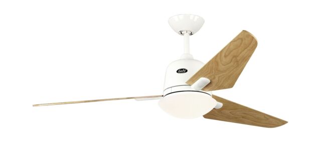 "Dc Ceiling Fan With Remote Fan Light Eco Aviatos 132 Cm 52"" White &"