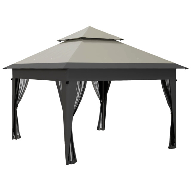 Outsunny 3 X 3(m) Pop Up Gazebo, Instant Shelter With Mosquito