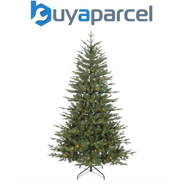 Dellonda Dh82 Pre-lit Hinged Christmas Tree With 350 Warm White Led