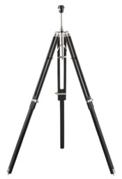 Lamp Base Wood Tripod Floor Light Dark Mango Only Endon Eh-tripod-flbl