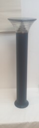 15w Multi-coloured Cylinder Solar Bollard Light, 200lm, Ip65 -