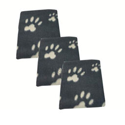 Value Pack Of 3 Pet Dog Cat Puppy Fleece Blankets Pet Blanket