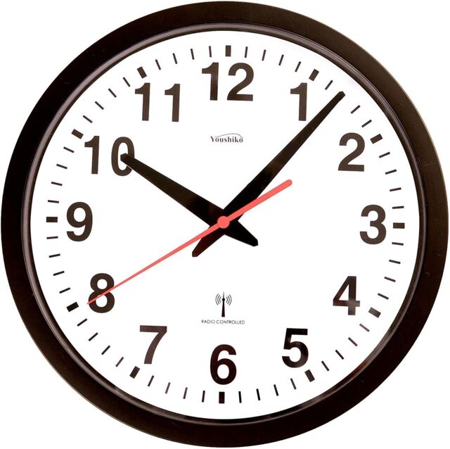 Radio Control Wall Clock Official Uk & Ireland Version 25cm / 10-inch