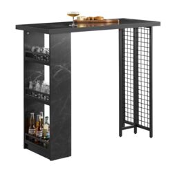 Sobuy Kitchen Dining Coffee Bistro Bar Table & Storage