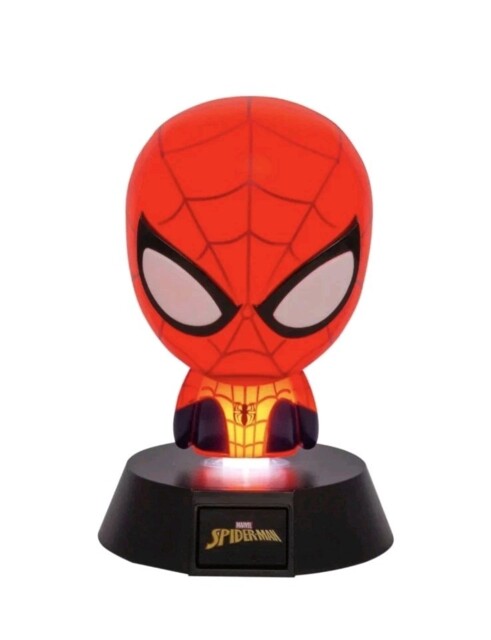Marvel 3d Icon Light Spider-man - Kid's Bedroom Lamp Night Light Gift