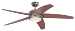 Ceiling Fan With Led Light And Remote Westinghouse Bendan Applewood
