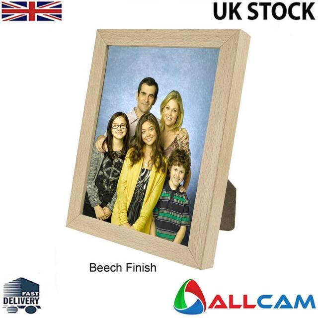 "Jsp Photo Frame 8""x6"" Beech Finish, Thickness 28mm Border 19mm W/"