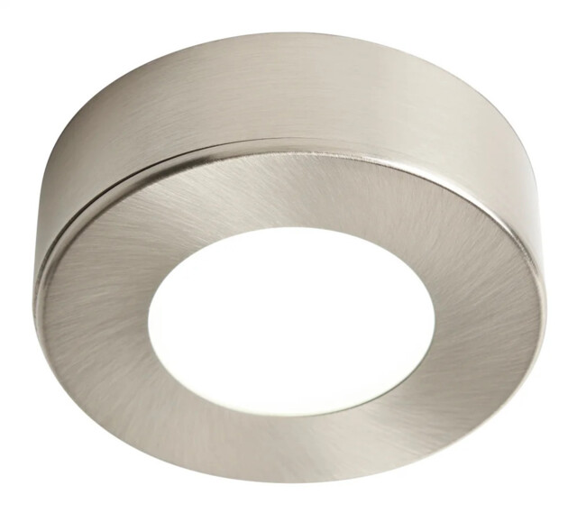 Cabinet Light Silver Argi 240v Cct Led Satin Nickel 3w 3000k 4000k