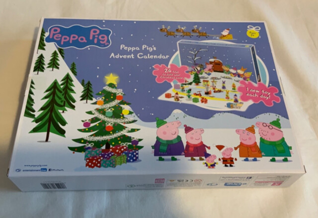 Peppa Pig Christmas Advent Calendar With Figures -