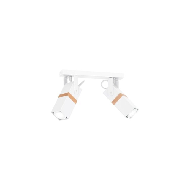Vidar White Ceiling Light 2xgu10 Mlp5406
