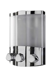 Wall Mounted Refillable Soap Dispenser 3x450ml Corner Or Flat Mount