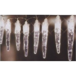 Icicle String Lights 10 Mini Lights Winter Christmas Cone String