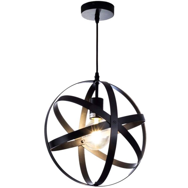 Giggi Black Ceiling Light, Modern Industrial Ceiling Lights With