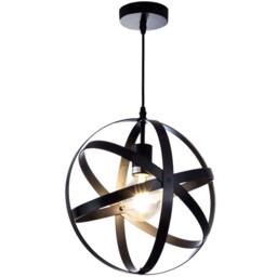 Giggi Black Ceiling Light, Modern Industrial Ceiling Lights With