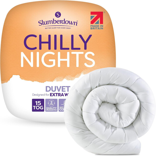 Slumberdown Chilly Nights 15 Tog Double Duvet - Extra Warm, Thick &