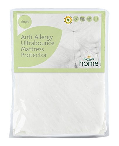Morrisons - Anti-allergy Mattress Protector Single /homeware - Home -
