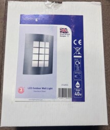 Searchlight 3140ss Led Outdoor Wall Light Stainless Steel