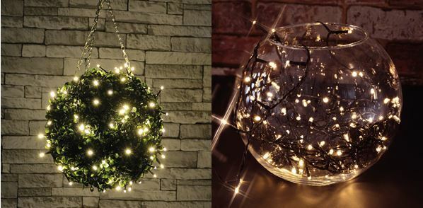 50 Christmas Fairy Led Lights X2 Decorative Battery Static White Xmas