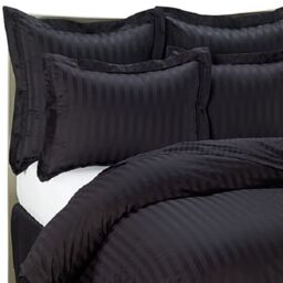 Egyptian Cotton 500 Thread Count Classic Stripe King Bed Size Duvet