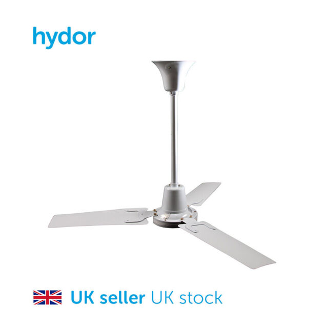 Hydor Ceiling Fan 56 Inch - Destratification Sweep Fan 230v Speed