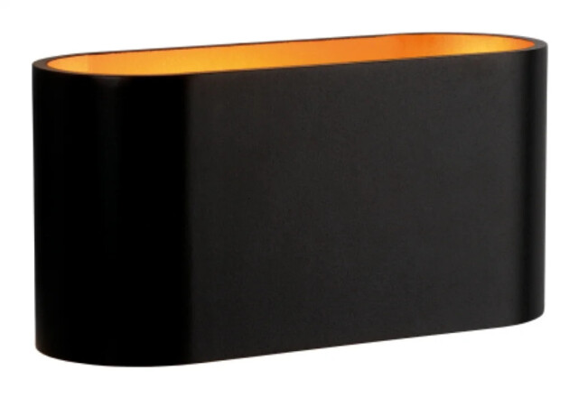 Wall Light Black Squalla Ip20 Metallic Orange Spectrum Slip006002