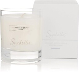 The White Company Seychelles Candle 140g, Orange,white