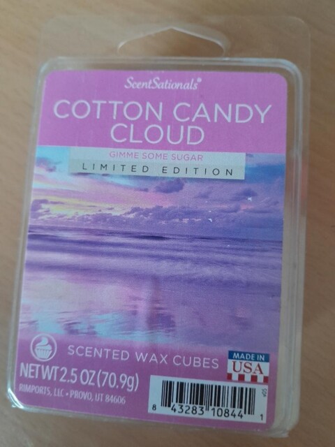 Scentsationals 'cotton Candy Cloud' Pack Of 6 Wax Melts - & Unused